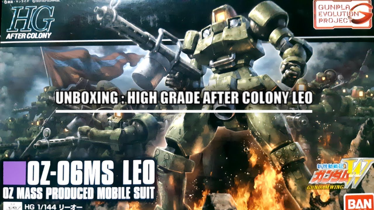 Gundam Wing Leo HGAC Unboxing