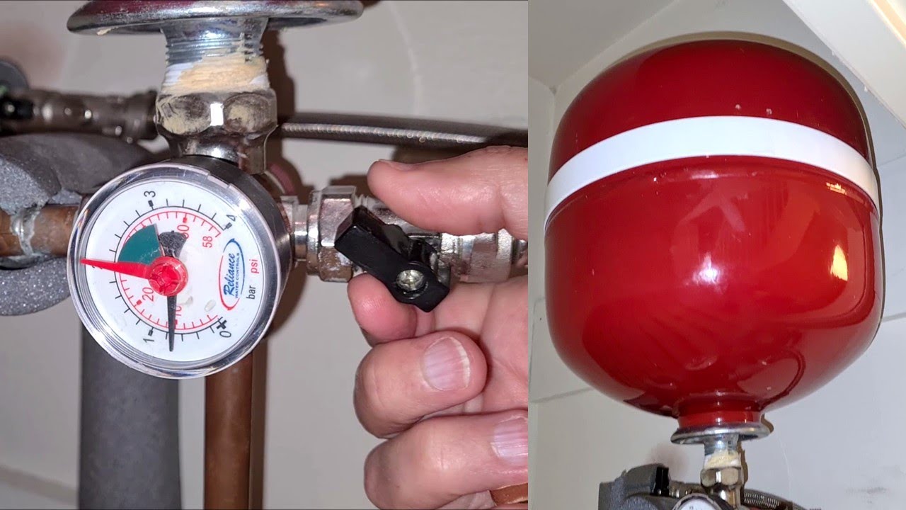 How to repressurise your central heating system | Expansion vessel/tank