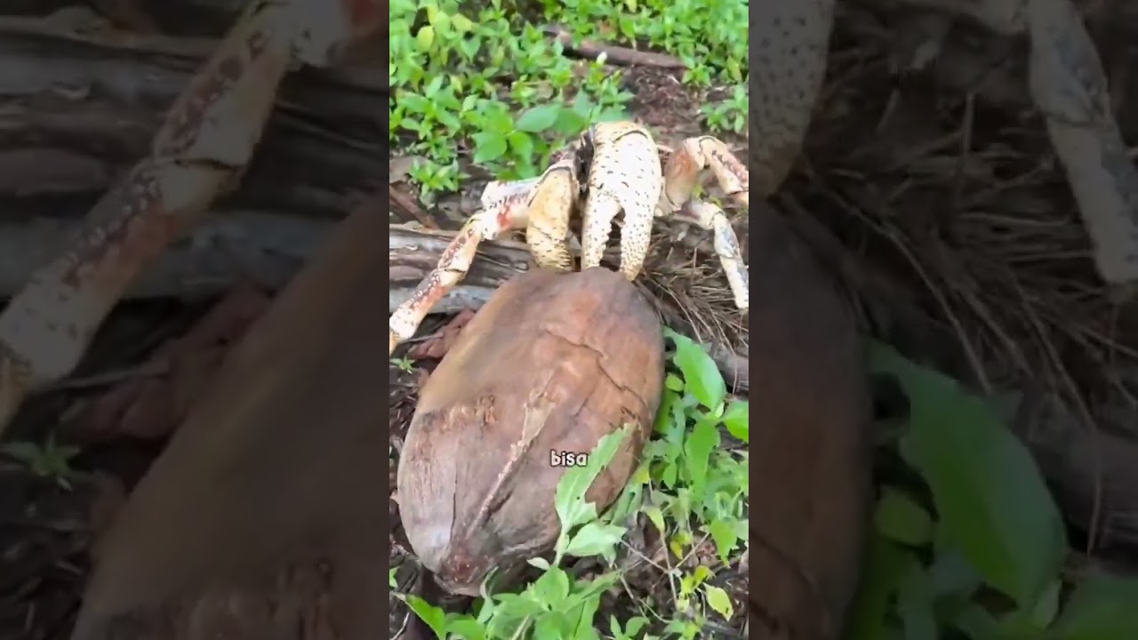 Ketam Kemari atau Kepiting Kelapa merupakan artropoda terbesar di dunia#KEPITING#KELAPA#KEPITING#👍