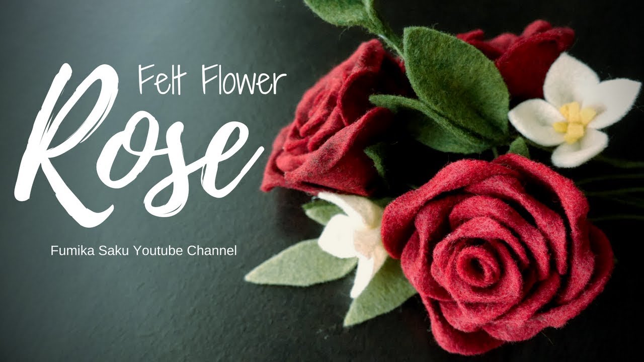 How to Make Felt Flower : Rose