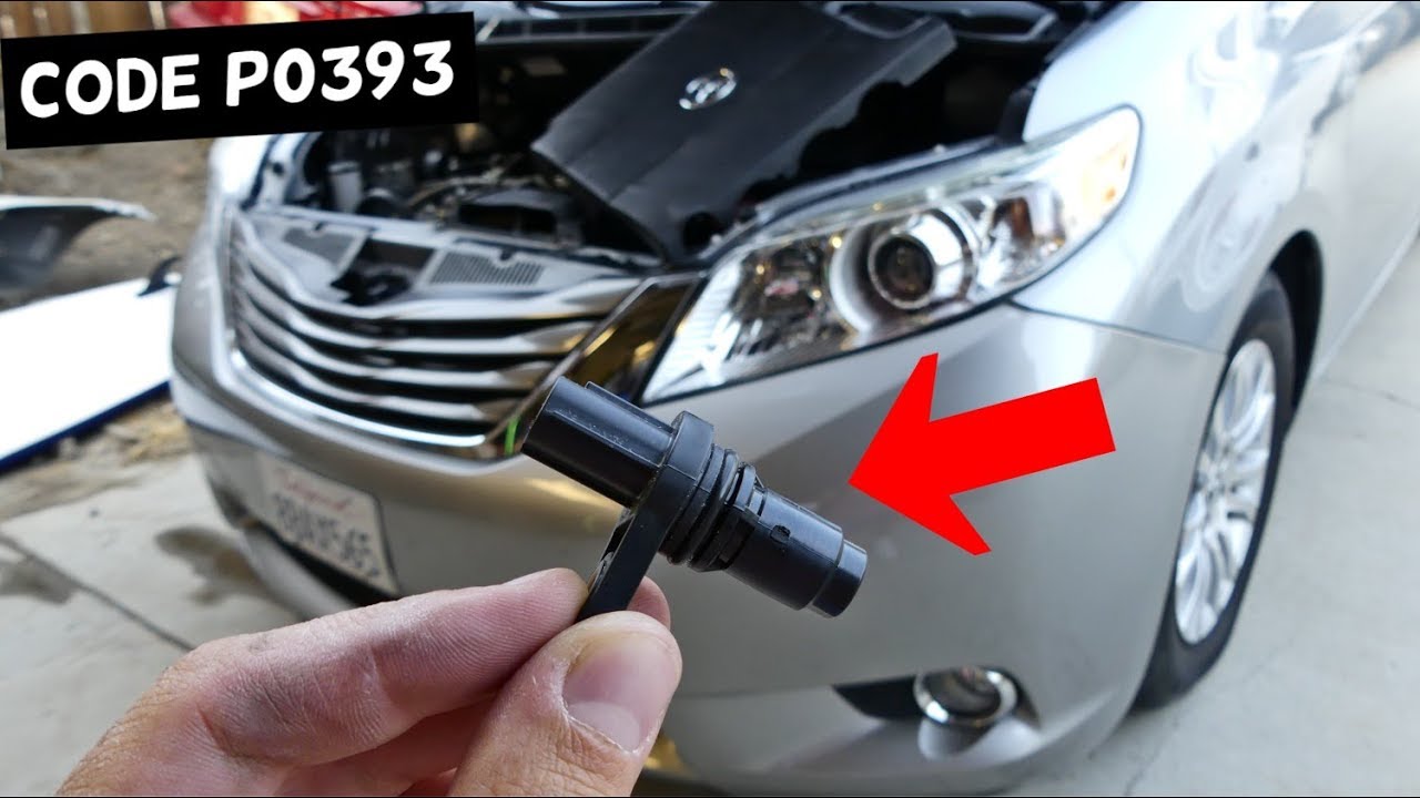 TOYOTA SIENNA P0393 Датчик положения распределительного вала B, блок 2