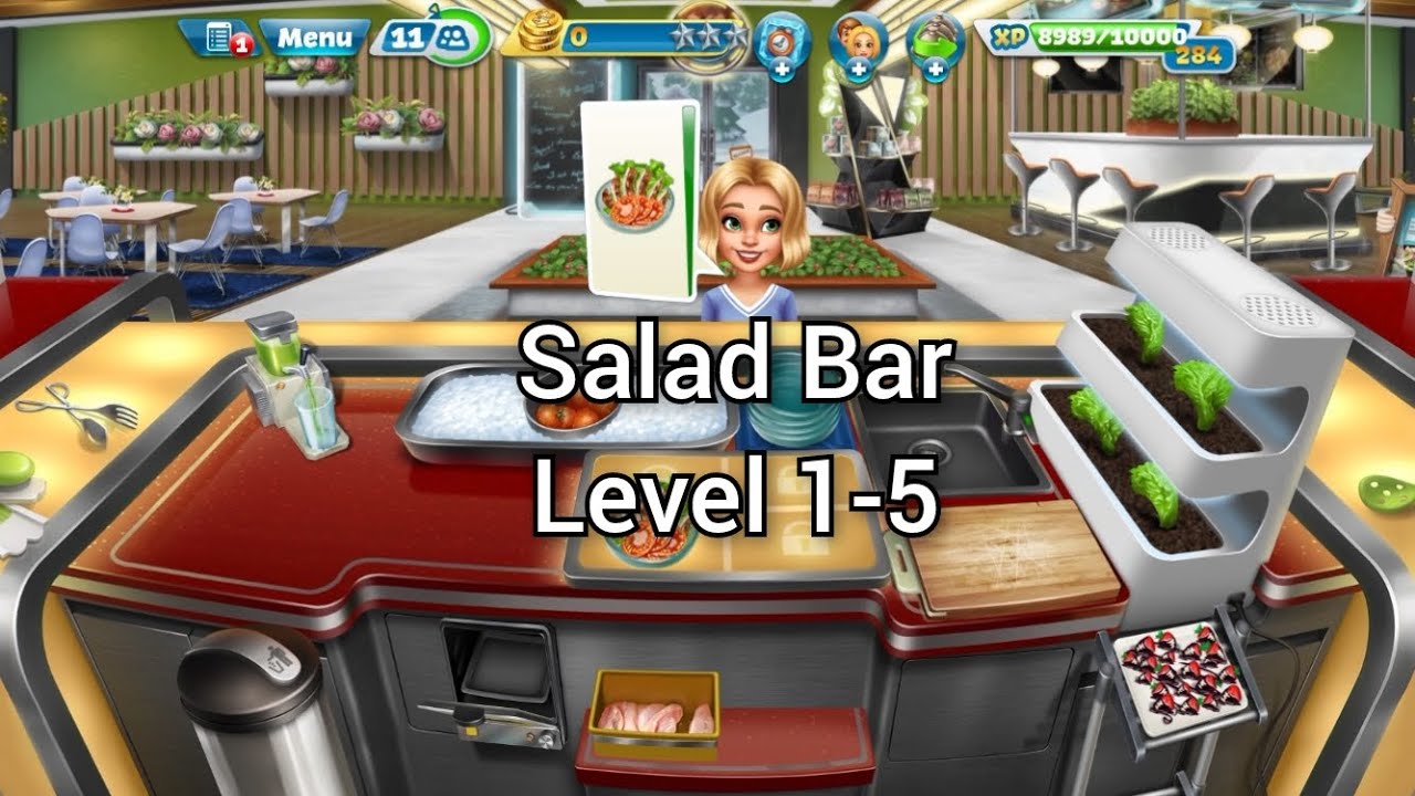 Cooking Fever - Salad Bar Level 1-5