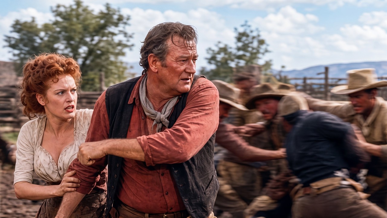 John Wayne | Comedy Western | A Cattle Baron Faces His Fiercest Battle at Home | McLintock!
