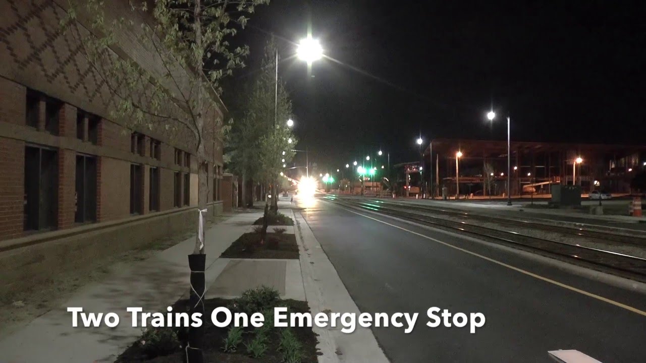 Two Trains One Emergency Stop