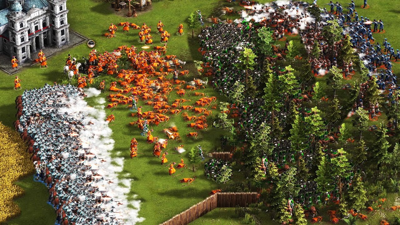 Cossacks 3 - 3 VS 4 - ONE NATION TO RULE THEM ALL [MULTIPLAYER]