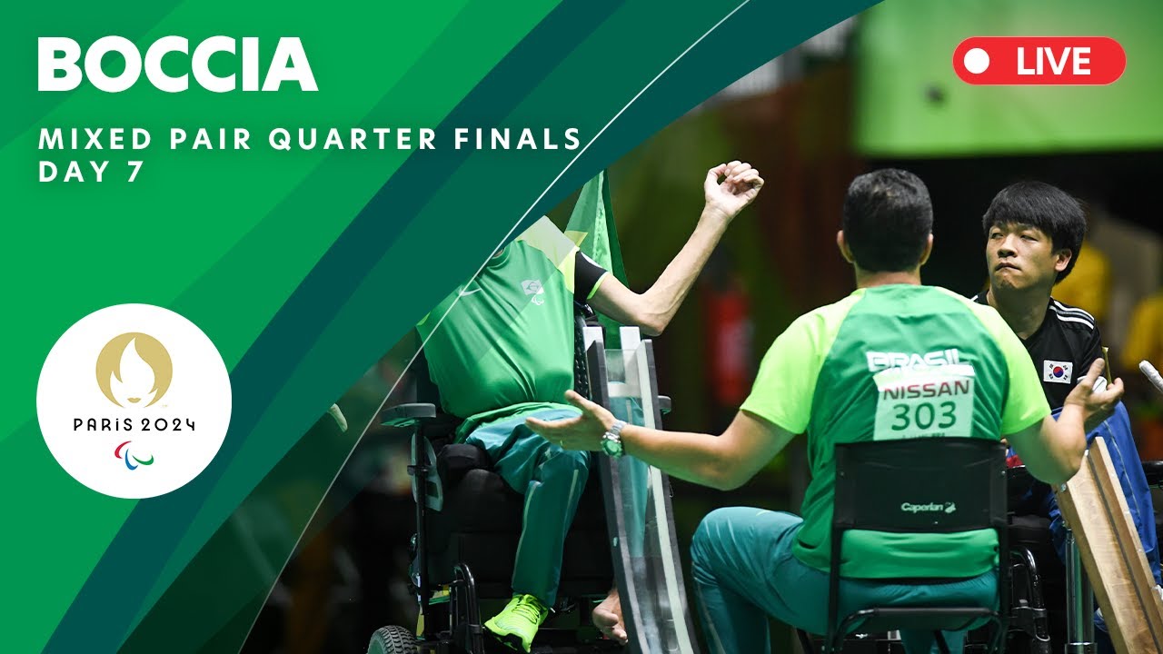Boccia - Mixed Pair Quarter Finals | Day 7 | Paris 2024 Paralympics