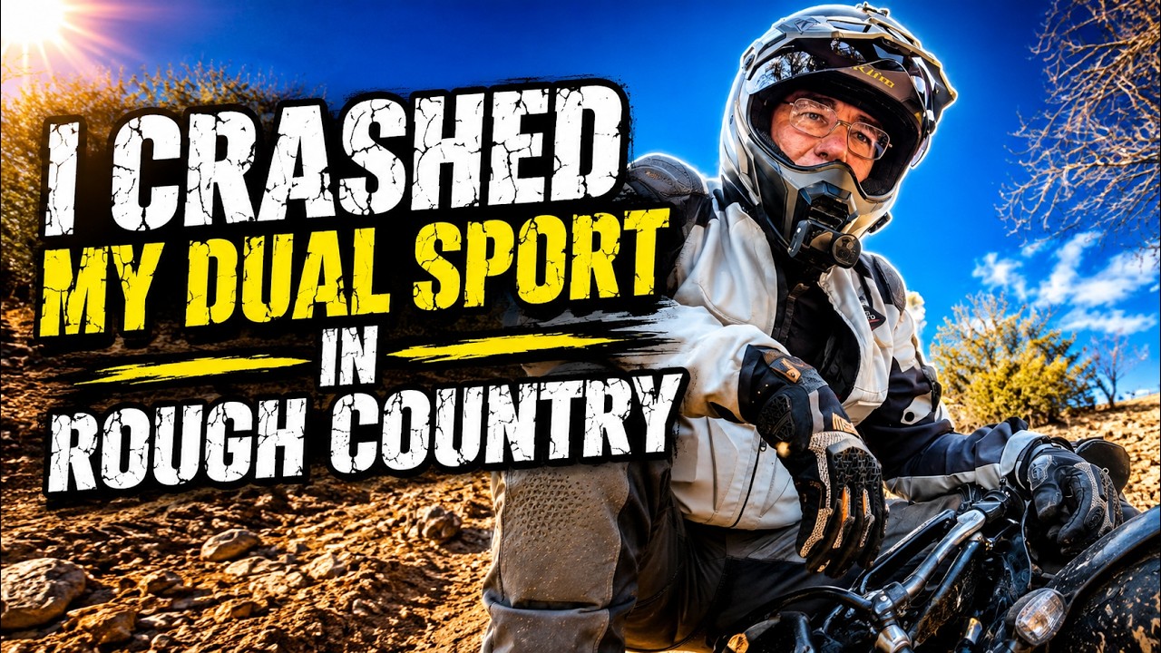 Я разбил свой мотоцикл Honda CRF300L Dual Sport в труднодоступной местности Аризоны.