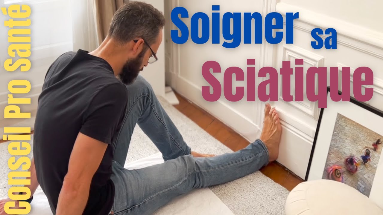 Soigner la SCIATIQUE, 7 Exercices de kiné, progression en position assise