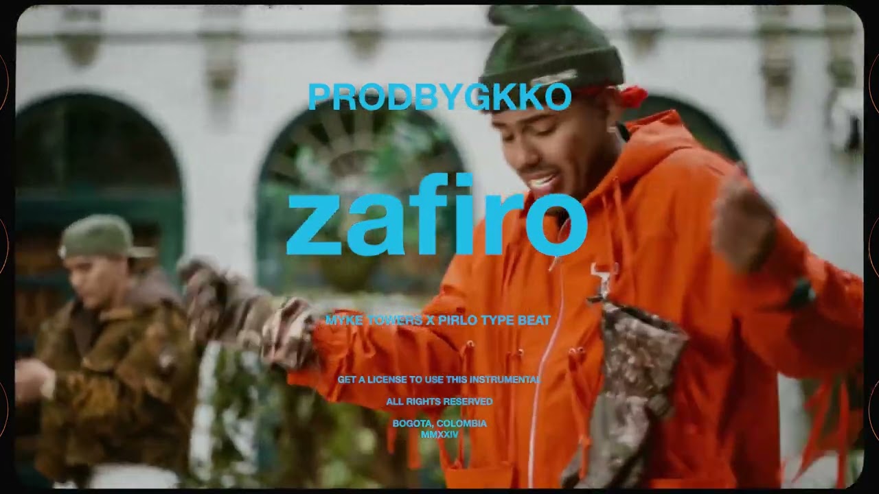 Myke Towers x Pirlo Type Beat "zafiro" Trap/Latin Trap Instrumental 2024 | PRODBYGKKO
