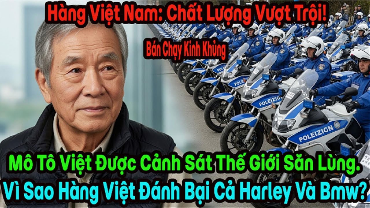 Gây Sốc: Mô Tô Cảnh Sát Việt Nam Chính Thức Được Mỹ Sử Dụng, Hé Lộ Bí Mật Doanh Thu Trăm Tỷ Đô!