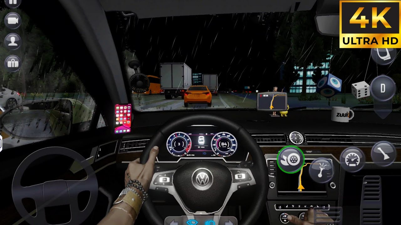 Truck Simulator Ultimate: Realistic interior Volkswagen Passat Driving In Truck Game Mobile Gameplay