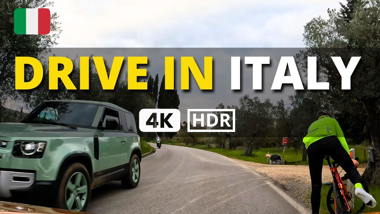 😱 DRIVING in ITALY - From SAN GIMIGNANO to VILLA COSTANZA (Road Trip through the TUSCANY) 4K HDR 🤯