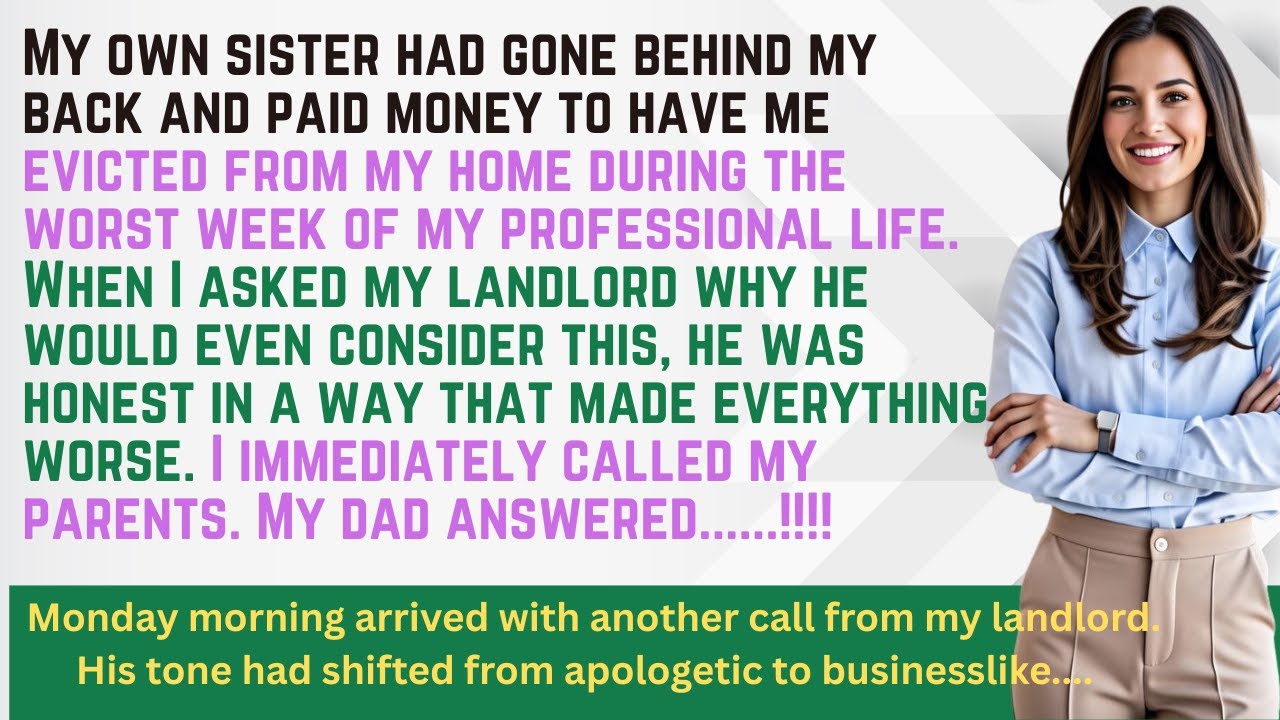 My Sister Paid My Landlord $500 to Evict Me Early, After I Lost My Job — Big Mistake…
