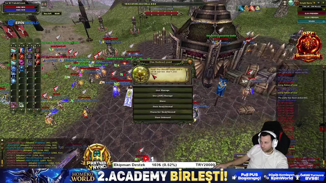 raj3ch | PremonitioN Live Performance in Homekoworld | RKC |