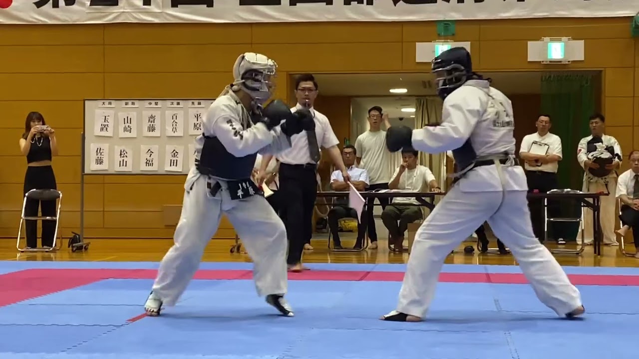 2023 全国都道府県対抗日本拳法 平原選手VS小林選手(Aコートリーグ決勝戦1/5：先鋒) 東京vs大阪