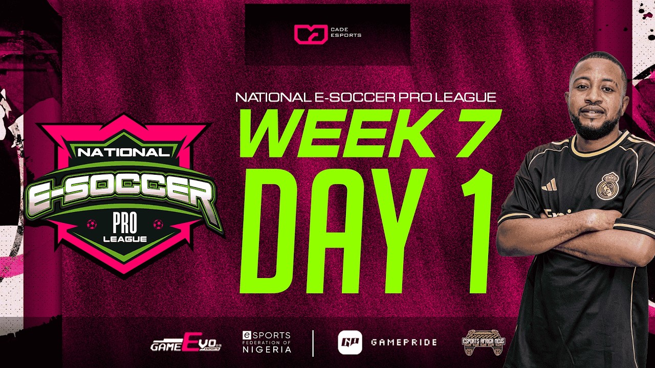 [EN] NATIONAL ESOCCER LEAGUE | PRO LEAGUE  DIVISION 2  | WEEK 7 DAY 1