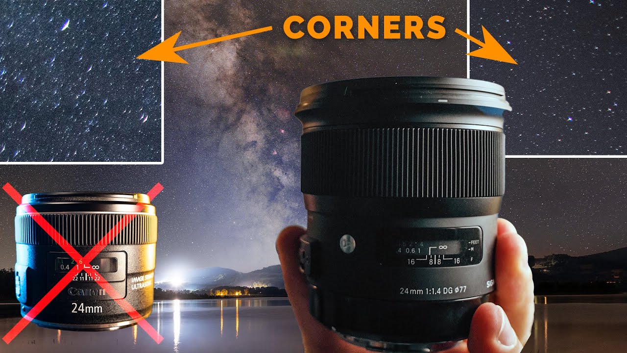 SIGMA ART 24mm f/1.4 lens - excellent in the corners, perfect for ASTRO, MILKY WAY and vlogging