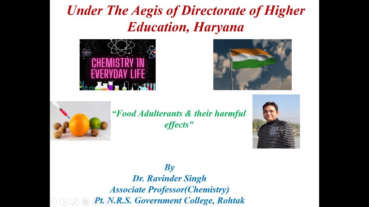 Food Adulterants & their harmful effects