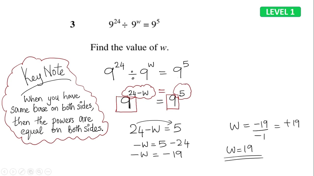 Indices: How to solve Indices Problems: Rules of Indices