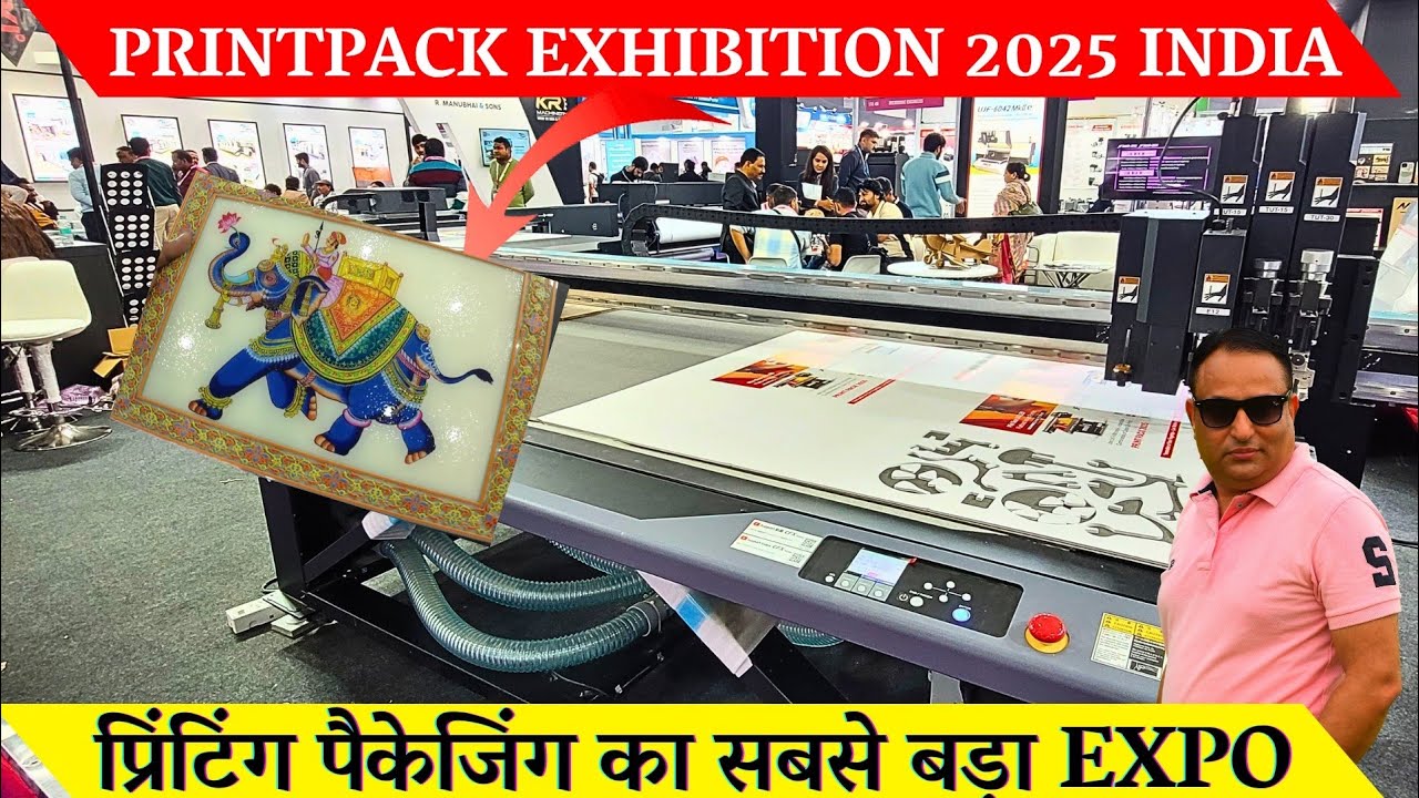 printpack india 2025 biggeet printing packing expo / printing machine / Mimaki flatbed printer