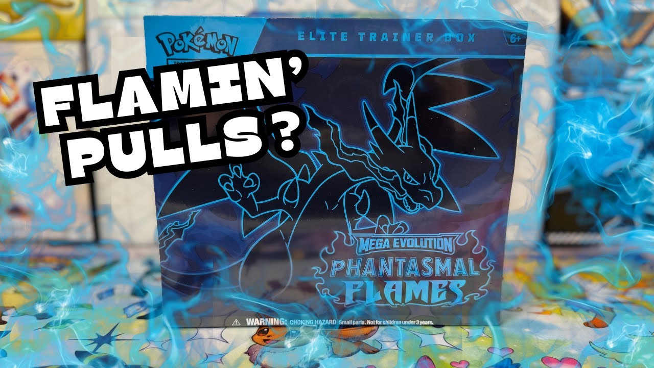 FLAMIN' PULLS? | Opening Pokemon Phantasmal Flames ETB