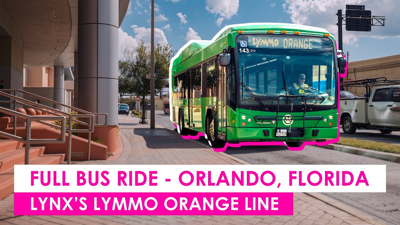 Downtown Orlando Bus Ride – Relaxing Lo-Fi Music & City Ambience
