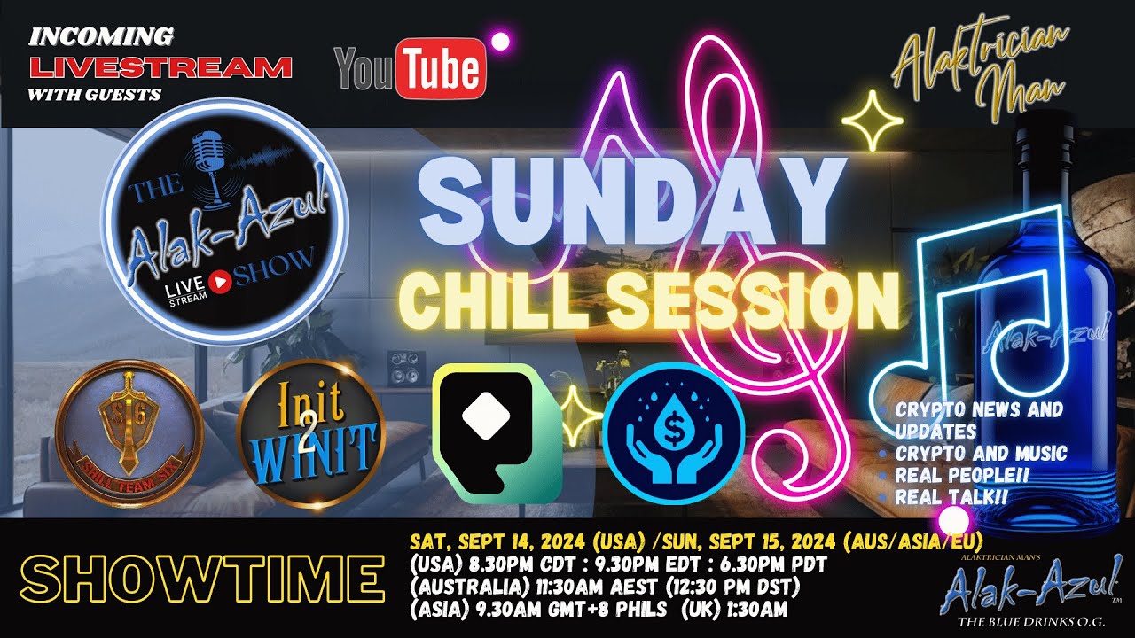 The Alak-Azul Show! Chill Session! Peppermint, Init2winit, Shill Team 6, Mint Stake Share
