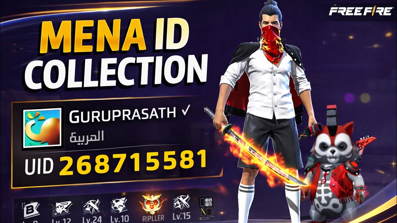MENA SERVER 🆔 Rare Skins, Stats & Heroic Rank 💎