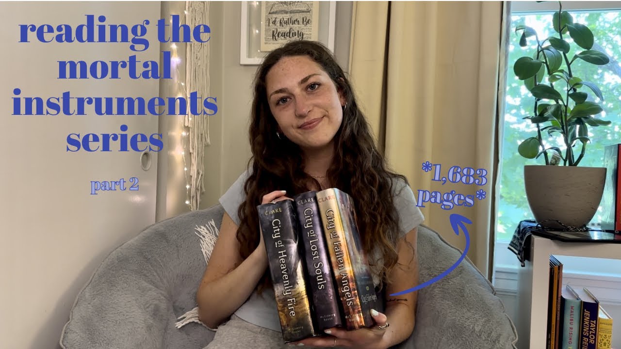 Reading The Mortal Instruments Series (pt. 2) | Fantasy Reading Vlog (spoiler+spoiler free!)