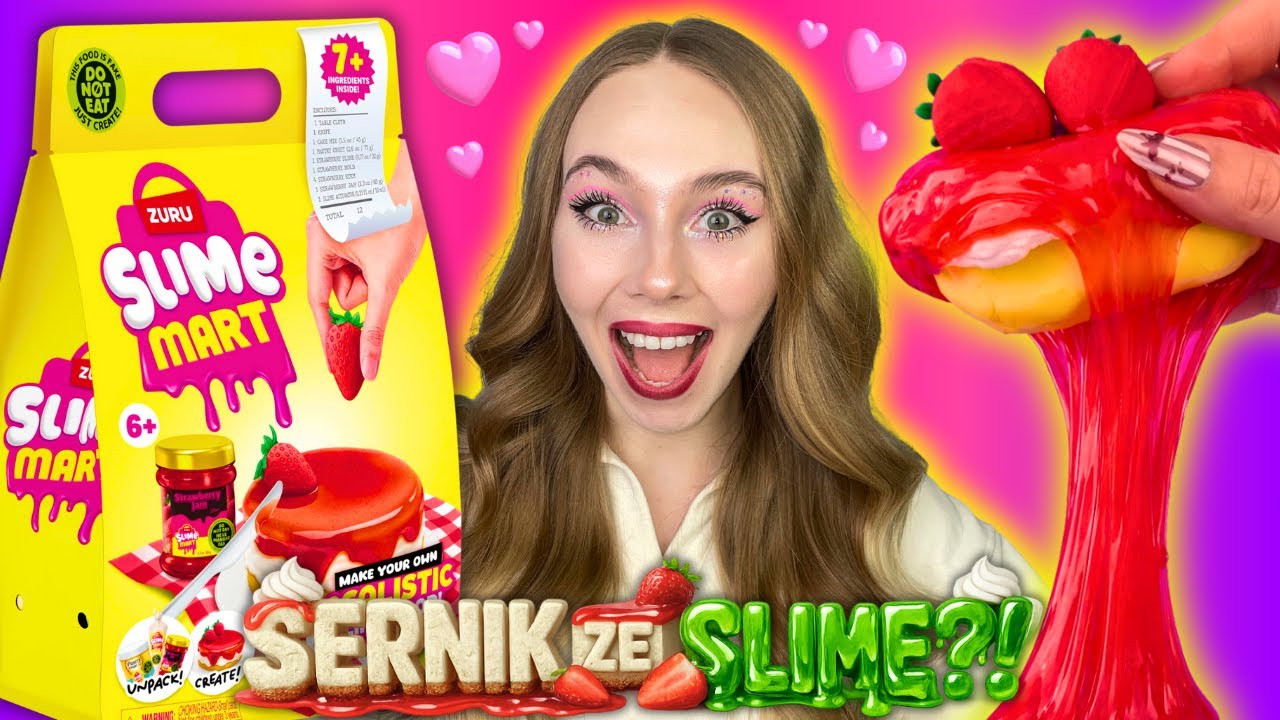 Robię WALENTYNKOWY sernik Slime Mart ❤️ | ZURU | Slime Mart | Pattje