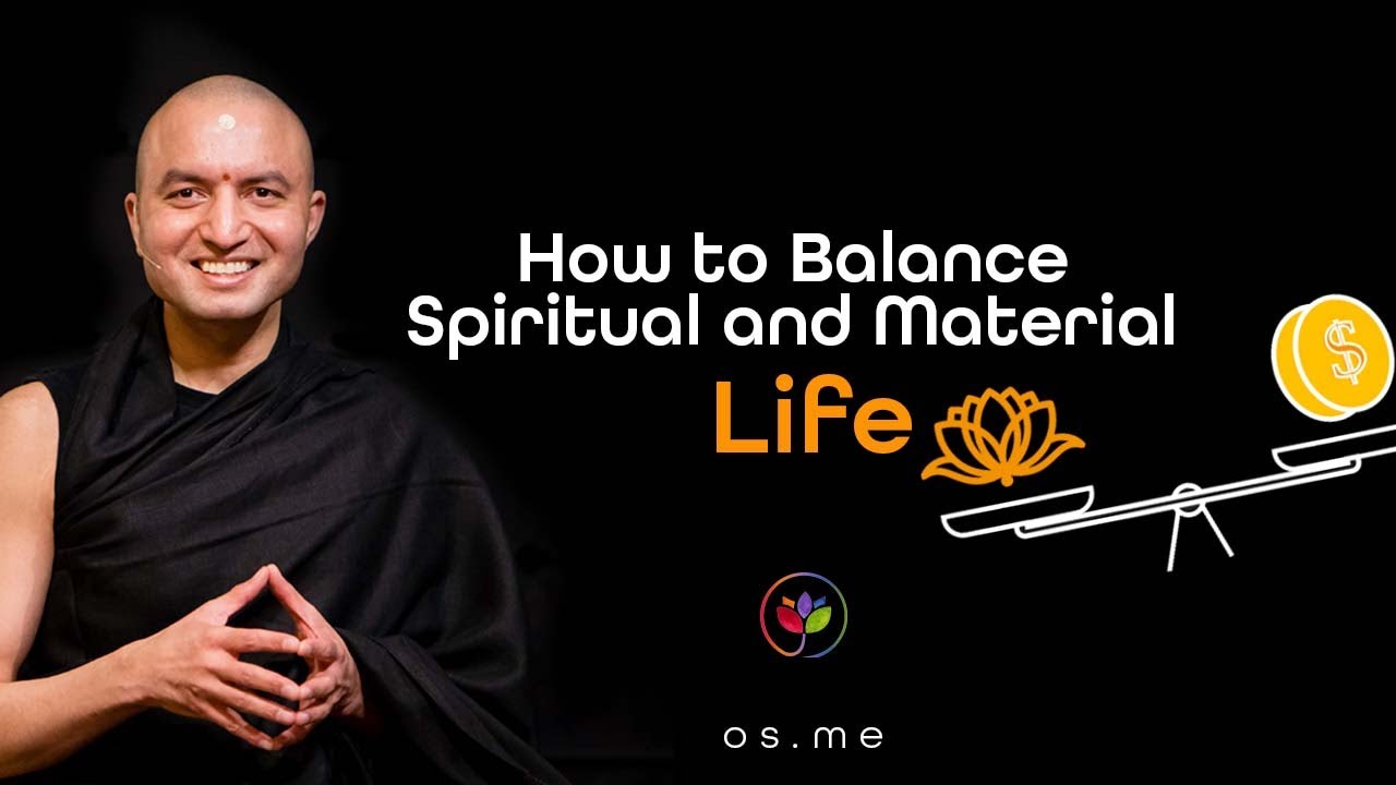 How Does One Balance Spiritual and Material Life - [Hindi with English CC]