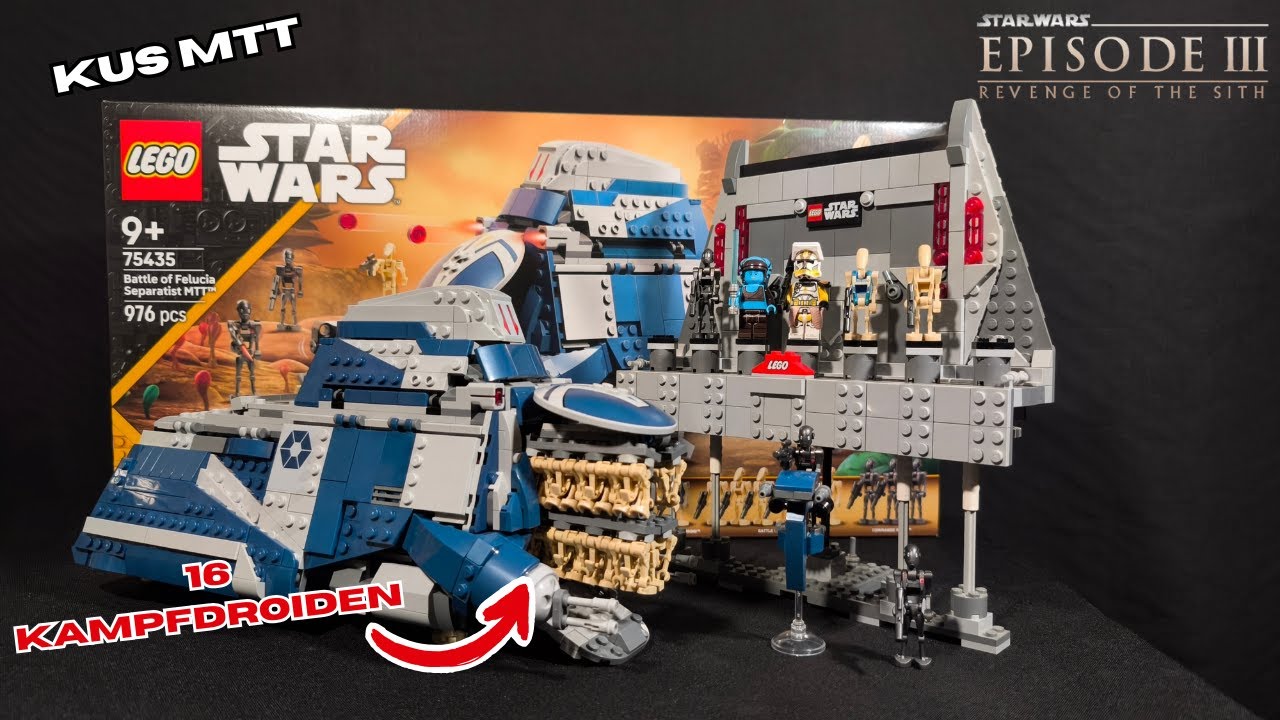 FETTES UPGRADE!! | LEGO Star Wars 75435 MTT der Separatisten in der Schlacht von Felucia
