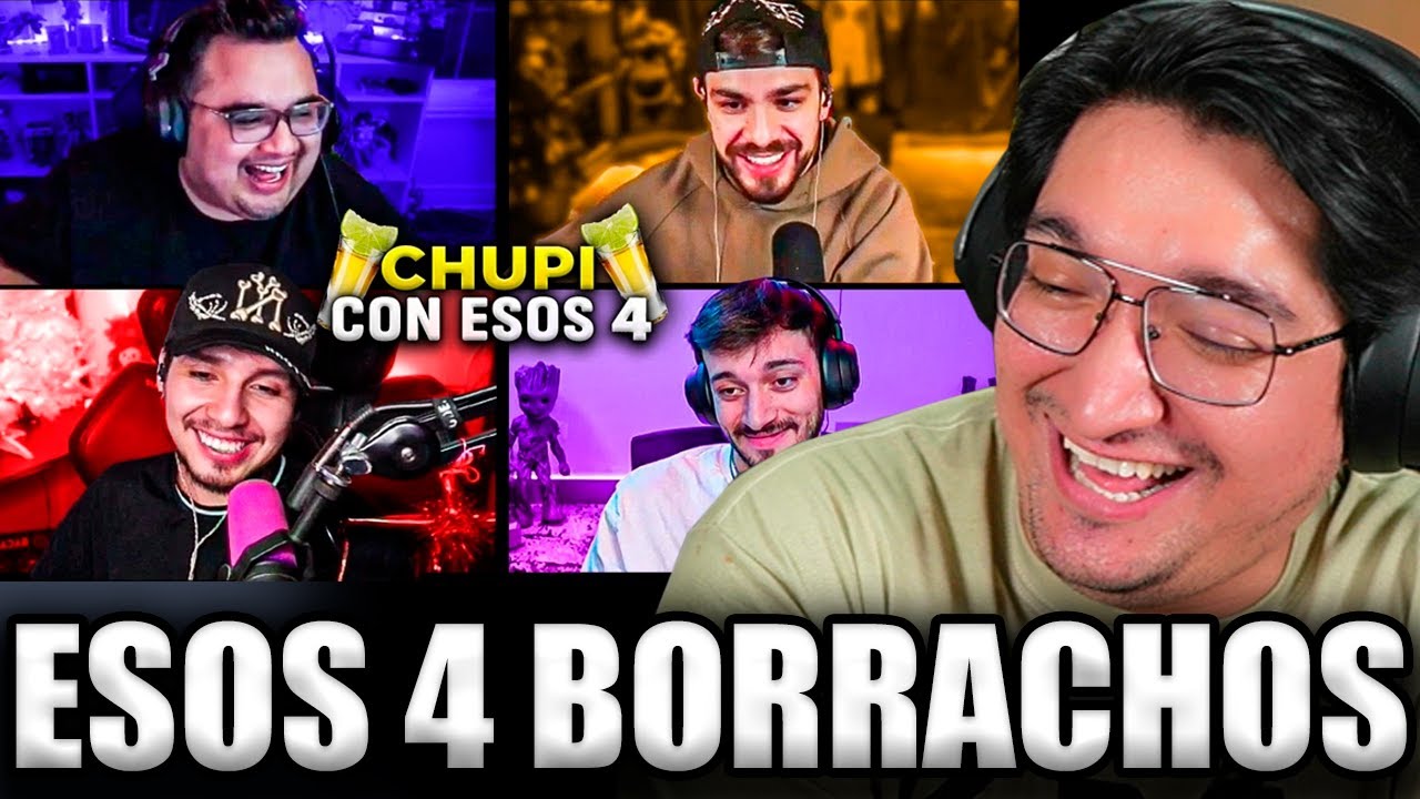 ESOS 4 TIRAN PUYITAS EN CHUPISTREAM XD ¿LA TERTULIA FT. ESOS 4?