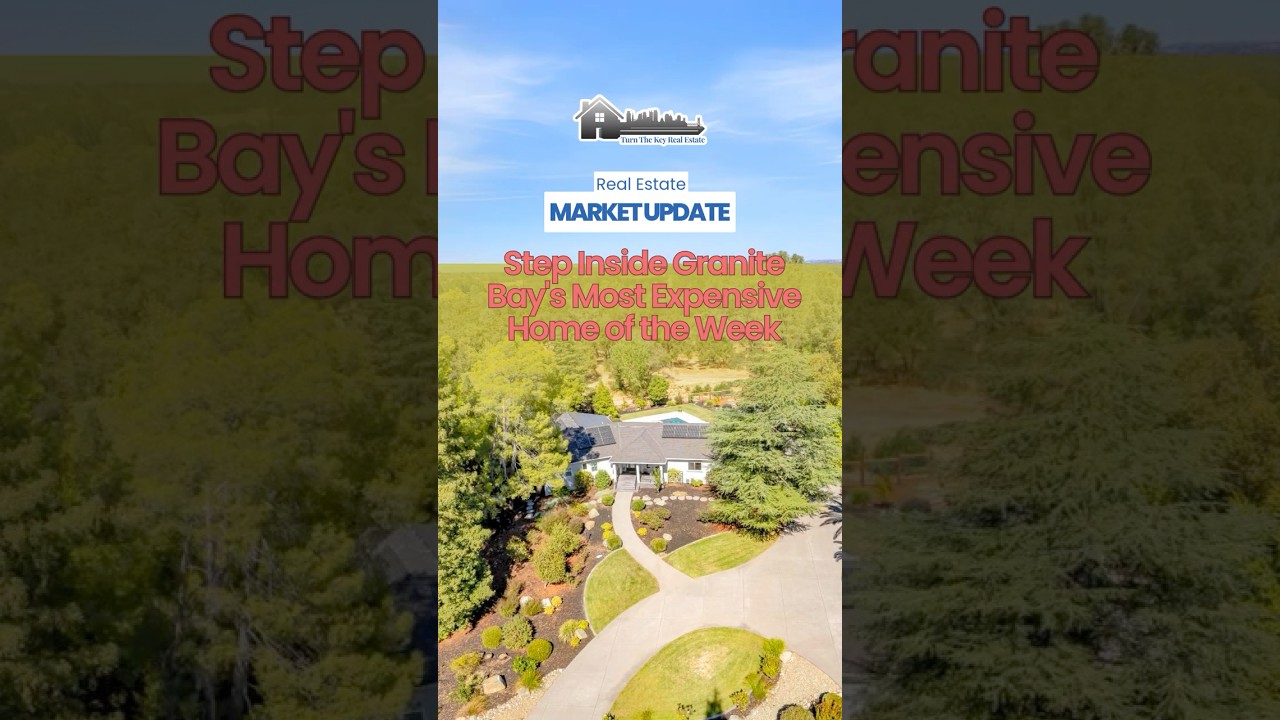 Explore the Most Expensive Home in Granite Bay This Week! #realestate