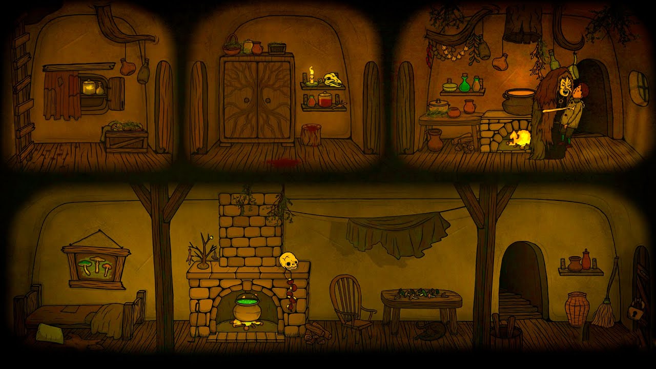Creepy Tale game Episode 2 / Wicked witch, fog, big tree and puzzles