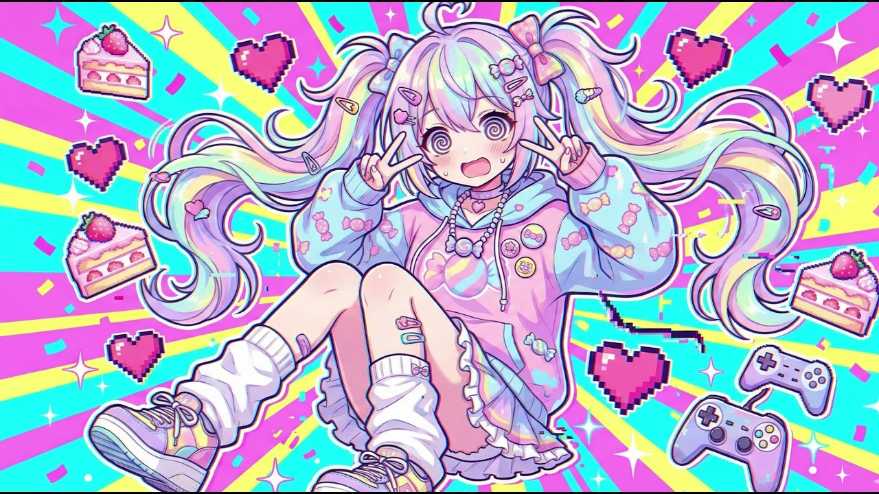 【Original】めろめろ・メルトダウン (Mero Mero Meltdown) - 夜と雪 | 電波系Kawaii Future Bass [Hyper Pop / Denpa]
