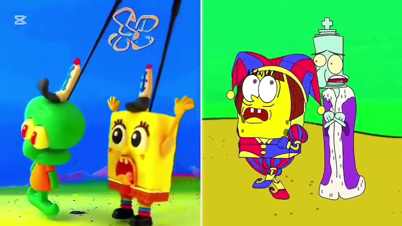 Spongebob vs Toys Animation: Krabby Patty Has Taken Over Bikini Bottom!