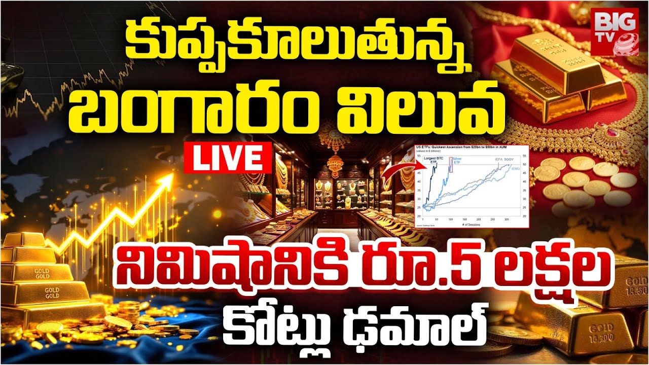 Gold Price Crash LIVE | ₹5 Lakh Crores Lost Per Minute