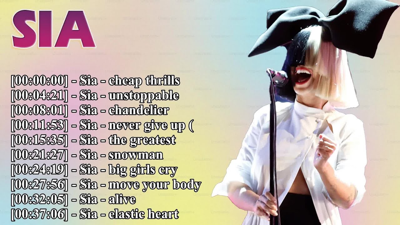 Sia 🇦🇺 Top 10 Powerful Ballads 🎶 Soaring Vocals ✨ Deep Emotions & Timeless Anthems