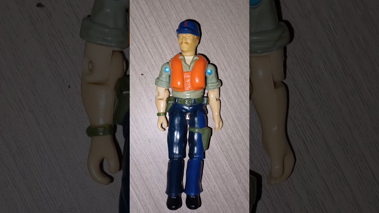 CUTTER, GI Joe Action Figure Hovercraft Pilot. 