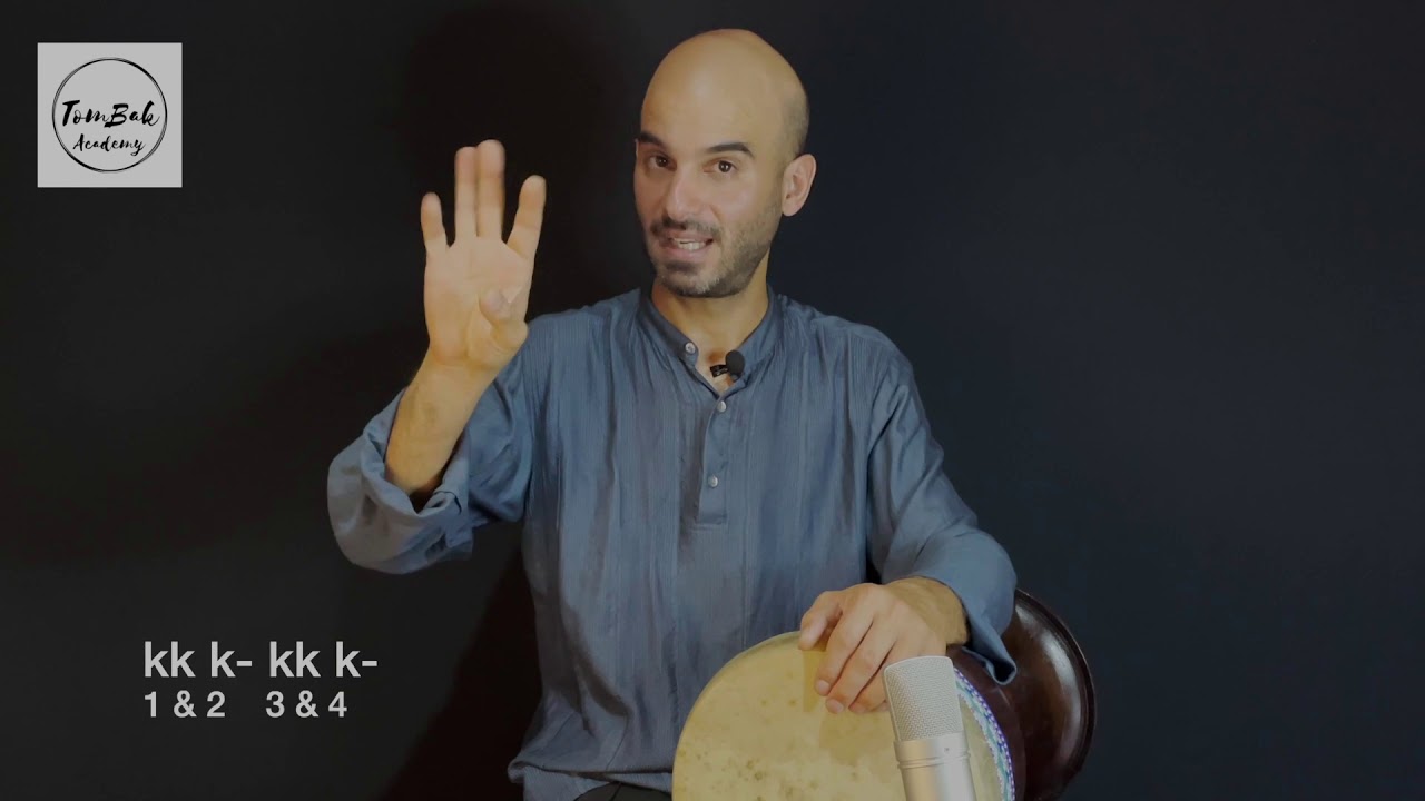 Tombak Academy by Ziya Tabassian - Level 1, ep. 8 - exercises with 