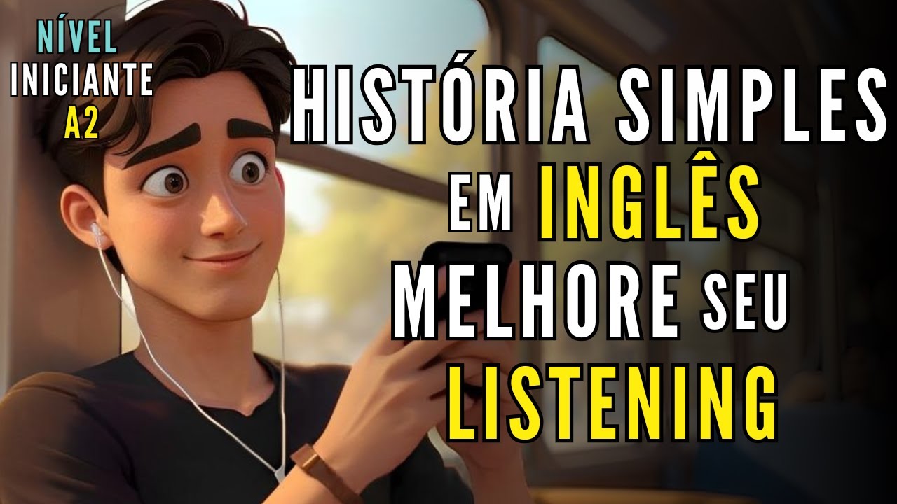 APRENDA INGLÊS em 24 minutos com histórias divertidas | Melhore seu LISTENING | Nível Iniciante A2 📱