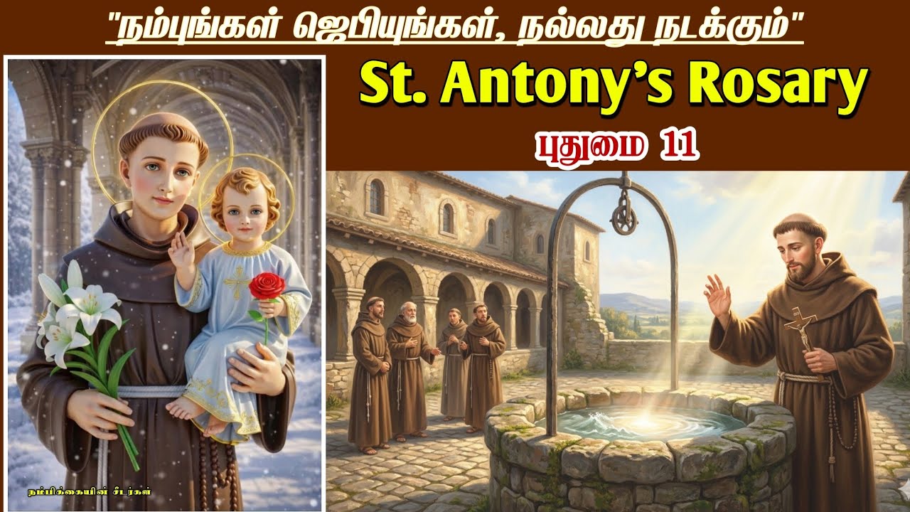 கோடி அற்புதர் புனித அந்தோணியார் ஜெபம் - புதுமை - ஜெபமாலை | Tuesday St. ANTONY Prayers & Miracles