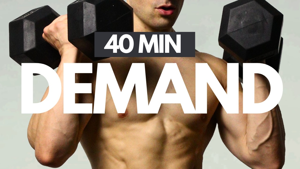 40 Min DEMANDING Full Body Dumbbell Workout | Strength, Endurance & Explosive Finish