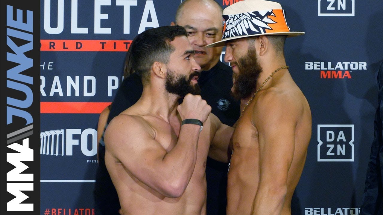 Bellator 228: Patricio Freire vs  Juan Archuleta ceremonial weigh in faceoff