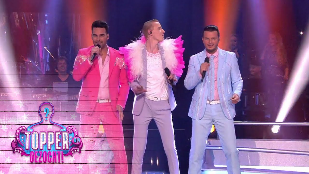 Deon, Jeremy en Mike met een Dance Medley