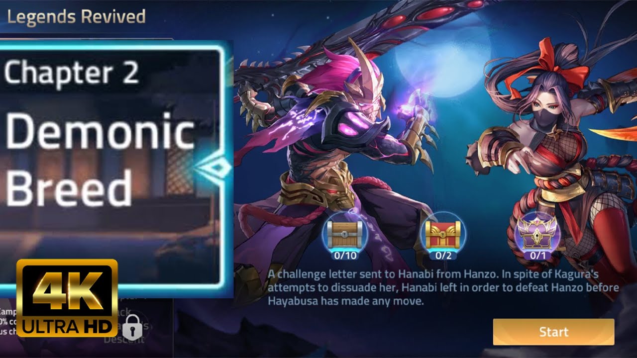 DEMONIC BREED Legends Revived CHAPTER 2 | Mobile Legend: Adventure Walkthrough
