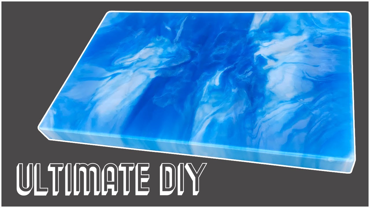 DIY Epoxy Countertop Made Of Melamine