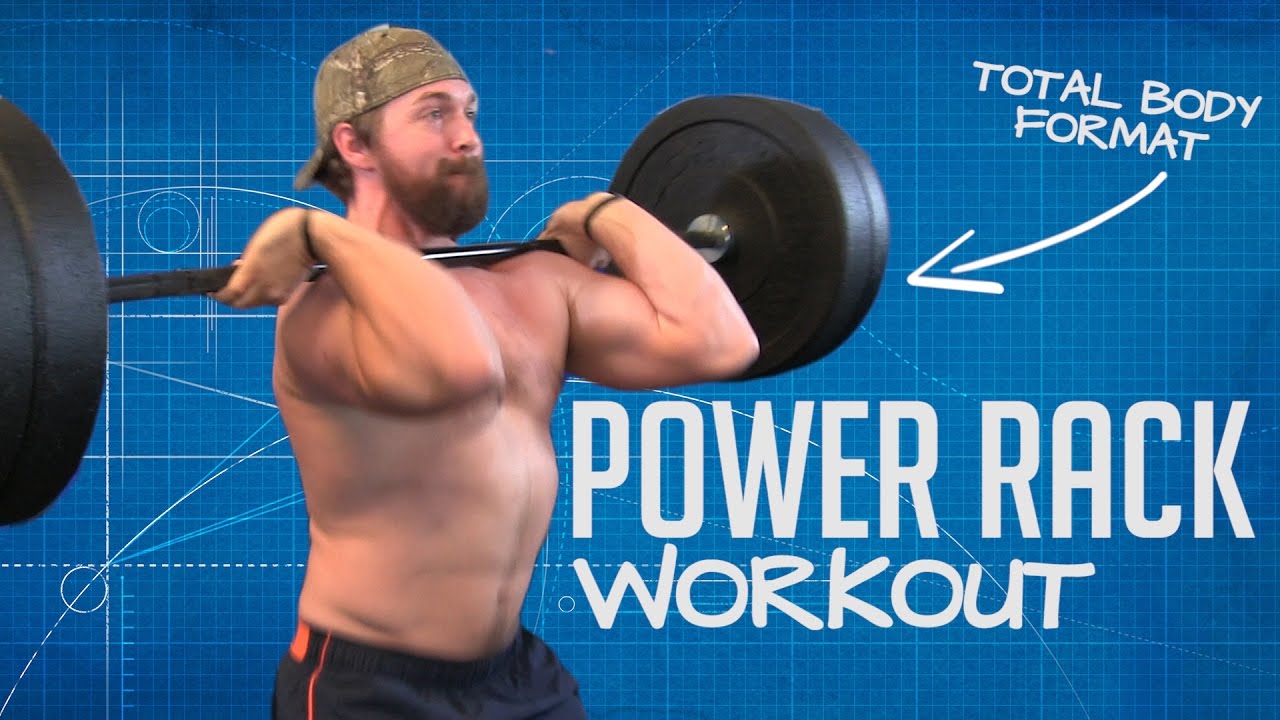Power Rack Workout Routine [4 Exercises | Full-Body Training]