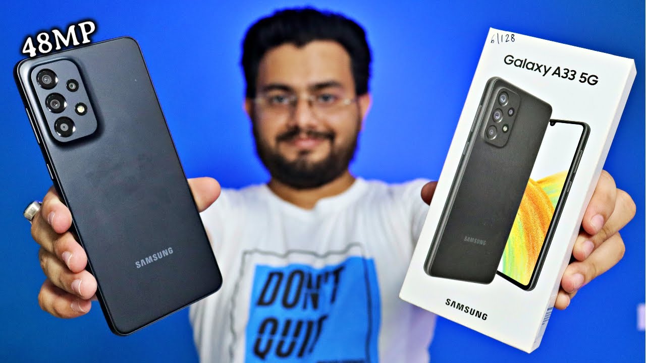 Samsung Galaxy A33 5G Unboxing 🔥48MP Camera 📸 5G Support 😲  5000 mAh 🔋  25W Fast Charge ⚡️